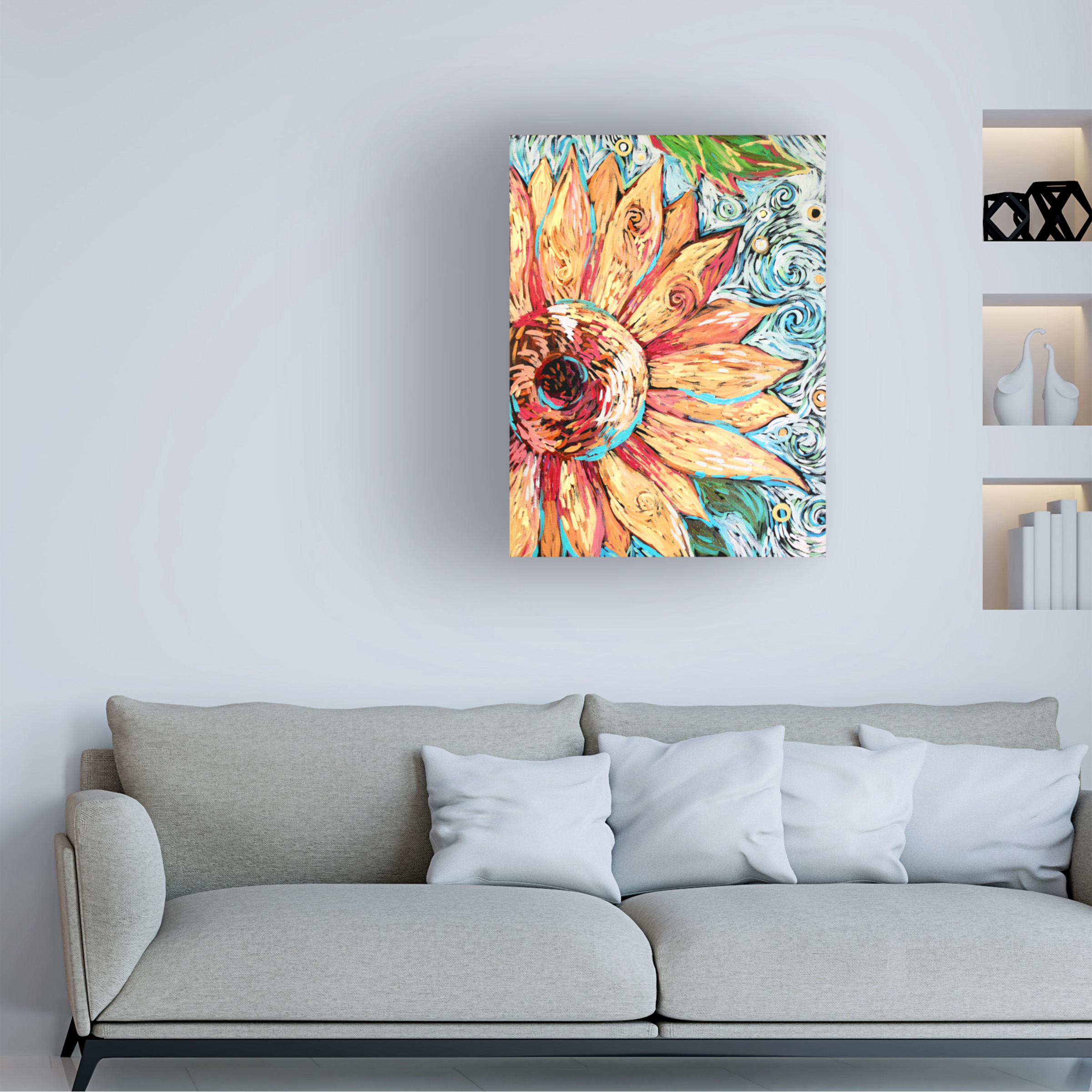 Canvas Wall Art - Natasha Wescoat 'My Sunshine' Wall Art for Living Room, Bedroom, or Office DÃ©cor by Trademark Fine Art - 18 x 24 Inches