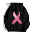thumbnail image 6 of Arlun Womens Zipper Up Hoodies Sweatshirts Cancer Awareness Month Long Sleeve Hooded Tops Casual Loose Fit Comfortable Fall Winter Jackets Black L, 6 of 6
