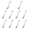 thumbnail image 1 of 10x Cuchara-tenedor multifunción para acampar de acero inoxidable, cubiertos multiusos Plata, 1 of 9