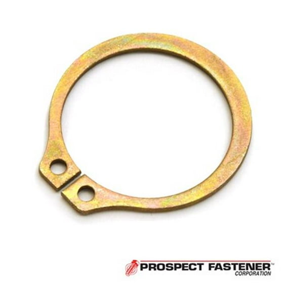 Rotor Clip SH-206ST ZD 2.06 in. Diameter Basic External Ring Carbon Steel Zinc Dichromate YellowPack of 10