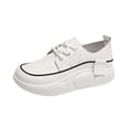 thumbnail image 4 of Zapatillas de deporte informales para mujer jinwen Zapatilla informal Blanco 38, 4 of 8
