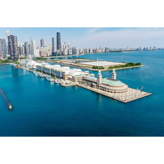 24x36 gallery poster, Navy Pier, Chicago