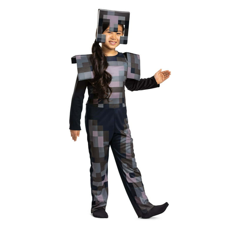 Minecraft Kid's Netherite Armor Jumpsuit Classic Costume