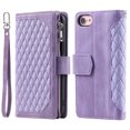 thumbnail image 2 of Feishell Crossbody Wallet Case for iPhone SE 2022/iPhone SE 2020/iPhone 8/iPhone 7,Luxury PU Leather Zipper Pocket Card Slots Magnetic Flip Stand Phone Cover with Hand Strap & Shoulder Strap,Purple, 2 of 12