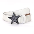 thumbnail image 1 of Ins style spicy girl high-end jeans star women's belt trendy american retro personality Waist Pants., 1 of 5