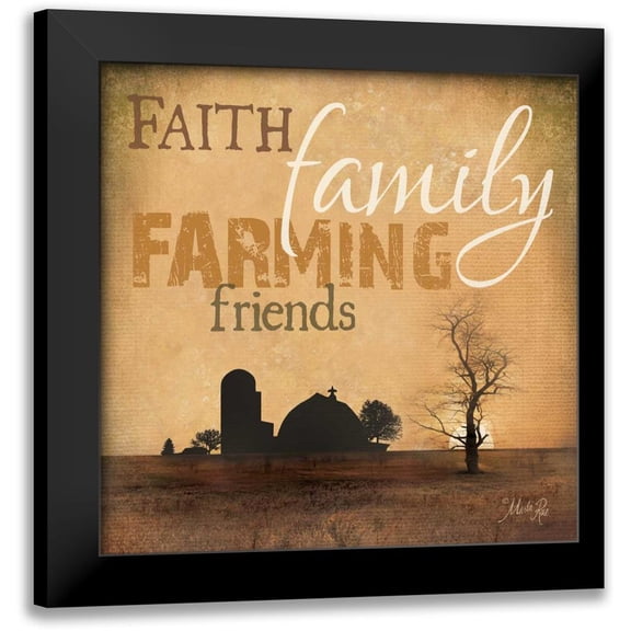 Rae, Marla 12x12 Black Modern Framed Museum Art Print Titled - Farming