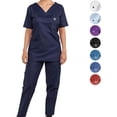 thumbnail image 5 of Uniforme Medico Pijama Quirurgica Mujer Recto Conjunto S Color Azul Marino, 5 of 5