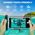 thumbnail image 3 of Livhil Waterproof Dry Bag and Waterproof Cell Phone Bag for Outdoor Water Sports, Boating, Hiking,Kayaking,Fishing (2 * Phone case(Clear)), 3 of 7