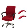 thumbnail image 1 of 2 Piezas Cobertores De Reposas Extraíbles Durable Lavable Rojo Zulema Funda para reposabrazos de silla, 1 of 5