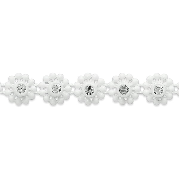 Expo Amour 3//8/" Mini Heart Rhinestone Trim per yard
