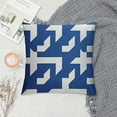 thumbnail image 2 of COMIO Decorative Throw Pillow Cover Cushion Case Cute Porcelain Indigo Blue White Classic Abstract Vintage Geometric Graphic Modern Pattern Retro Pillow Cover for Sofa Bedroom, 2 of 5