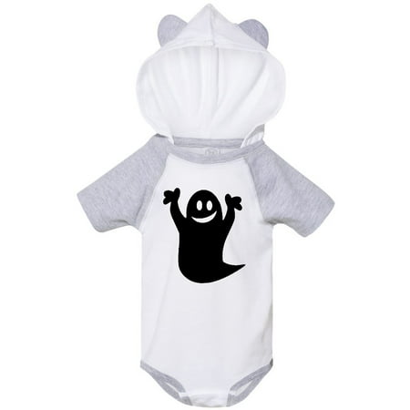 

Inktastic Happy Halloween Cute Ghost Gift Baby Boy or Baby Girl Bodysuit
