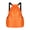 Orange color, variant on Water Resistant Drawstring Backpack Light Weight Sports Bag Adjustable Strap