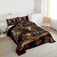thumbnail image 4 of Manfei 3D Kawaii Cat Bedding Comforter Set for Teens, Retro Mid Century Books Twin Comforter Sets, Autumn Maple Leaf Reversible Bedding Set, Breathable Home Decor, 2 Pieces, 4 of 9