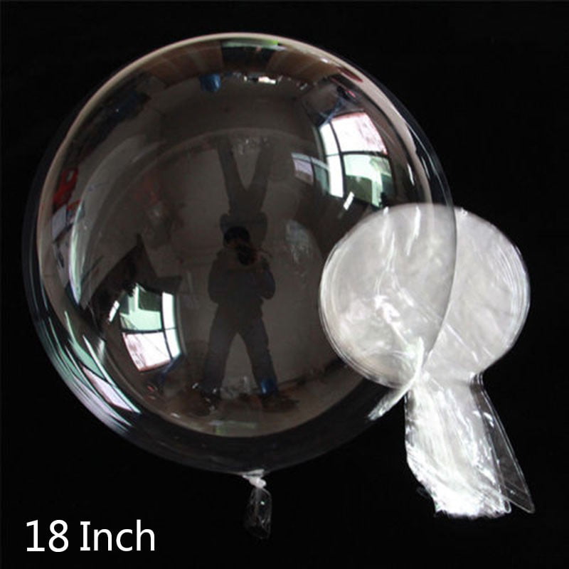 Details about   20" Transparent Balloon Reusable Helium Bobo Ball Birthday Wedding Party Decor E 