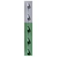 thumbnail image 1 of FRPT13300070G2N Poteau en T Clouté Vert 1,33 Po x 7 Pi, Lot de 5, 1 of 1