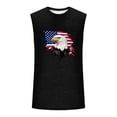 thumbnail image 5 of BRGZLK Mens Tank Top Fashion Printed Hoodie Casual Sports Summer Beach Tropical Hawaiian Sleeveless T-Shirt Independence Day Print Workout Muscle Gym Tees, 5 of 6