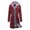 Burgundy, variant on Lovskoo Women Windbreaker Jacket Solid Rain Jacket Outdoor Jackets Waterproof Hooded Raincoat Windproof Outerwear Burgundy