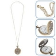 thumbnail image 6 of WHAMVOX Masteelf 1Pc Rose Flower Hanging Vintage Necklace Watch Quartz Pocket Watch, 6 of 8