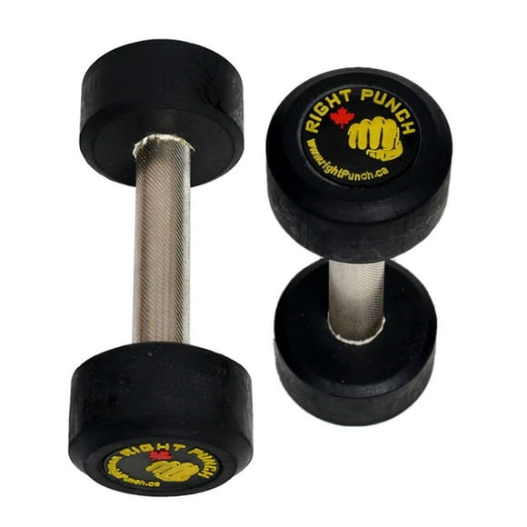 Right Punch Dumbbells Pair Set 1KG 2KG 3KG 4KG 5KG Dumbells Pair Weights Non-Slip Cast Iron Dumbbells Set for Strenght Training for Men and Women