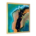 thumbnail image 2 of Designart 'Abstract Composition In Black and Orange' Modern Framed Art Print, 2 of 4