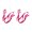 Pink, variant on Gymnastic Ribbon Sparkling Dance Ribbon Twirling Batons Long Ribbon Streamers Rhythmic Gymnastics for Artistic Dancing
