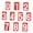 red, variant on Vsenkes Score Keeper Numbers 0-9 Flip Number Cards for Tennis Ball Football Baseball green