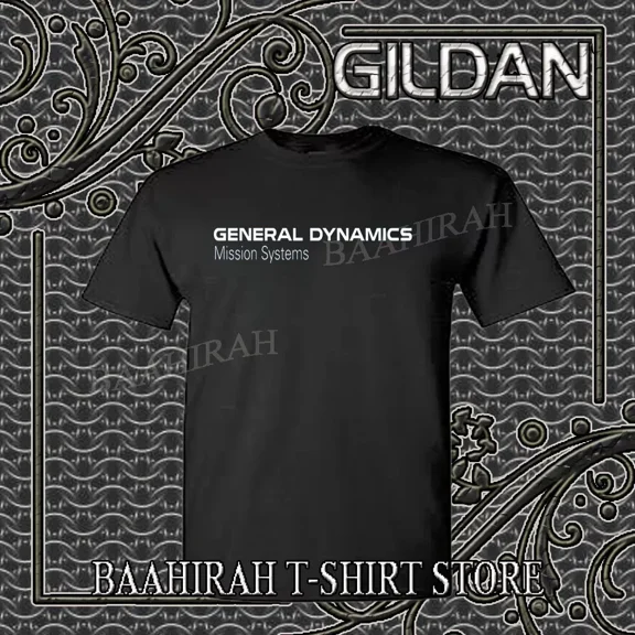 New Shirt General Dynamics Mission Systems Logo Funny T-Shirt Size S to 5XL