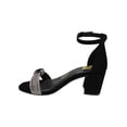 thumbnail image 3 of SANDALIAS DE VESTIR LEON MUJER NEGRO GAMUZA 3015, 3 of 4
