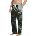 thumbnail image 6 of Hirioo Surreal Panda Warrior for Men's PJ Pajama Pants Sleep Pants Men's Home Trousers with Pockets,S-3XL-Medium, 6 of 6