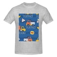 thumbnail image 4 of Bingfone Construction Vehicles Men'S Loose Fit Short-Sleeve Pocket T-Shirt, 4 of 7