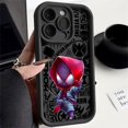 thumbnail image 3 of Marvel-Funda de silicona líquida para teléfono móvil, carcasa suave de Deadpool, Spiderman Boy, para Apple iPhone 11, 12, 13, 14, 15 Pro Max, 16 Plus, 3 of 5