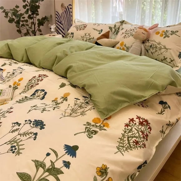 Ensemble de Housse de Couette Esthétique Nature Apaisante