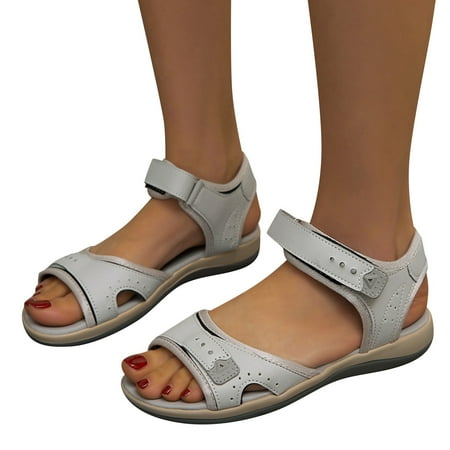 

ZHELIYO Women s sandals Fashion Thick Wedges Sandals Casual Leisure Breathable Shoes Womens Outdoor Soled Women s Sandals Beige 8