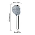 thumbnail image 5 of Shower Head, Water Saving Hand Shower, Easy to Install and Clean, Stainless Steel Shower Head, 5 of 5