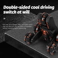 thumbnail image 3 of 4WD RC Stunt Car Buggy giratorio de 2,4 GHz con luz de música (batería negra naranja 2) Ehuebsd libre de BPA, 3 of 9
