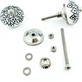 thumbnail image 3 of Set of 10 Ceramic Cabinet Colorful Knobs for Kitchen, Cabinet, Drawer, Wardrobe (Black & White), 3 of 3