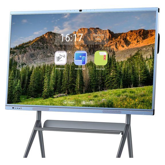 OH Smart Board 65inch Pro Live Streaming Display, Multi Touch Reverse Control IR Touch Rotatable 4K Monitor Wireless 5G/WiFi Connectivity for Digital Signage, School & Conferences