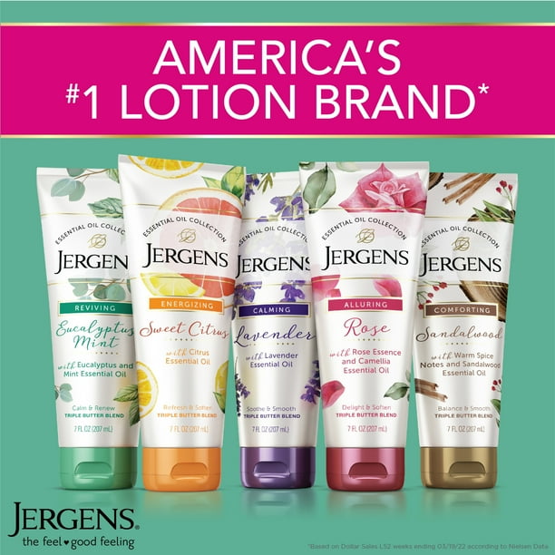 Jergens Eucalyptus Mint Body Butter, Smoothing Cream for Deep