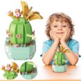 thumbnail image 1 of Bloques Construcción Suculentos Micropartículas Plantas en Macetas Simuladas Ensambladas para Adornos Modelo Mesa Escritorio Flores (P1247) Cantando Principios Verano (351PCS), 1 of 9