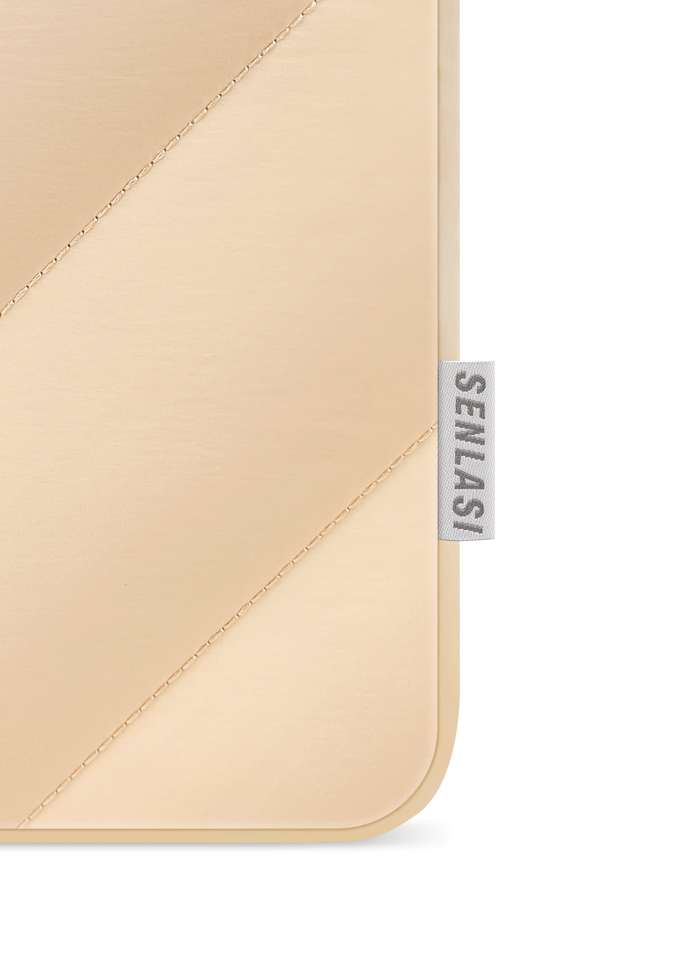 SENLASI Puffy 14 inch Laptop Sleeve Laptop Case 14 Inch For 14” Lenovo Thinkpad ideapad HP EliteBook Pavilion Acer Dell Chromebook Notebook,Protective Macbook Air 15 M3 M2 Waterproof Case Bag,Beige
