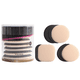 thumbnail image 2 of 8 borlas de maquillaje con forma de miel para polvos, ganchos para polvos, cintas, borlas de maquillaje cuadradas y redondas, herramienta de maquillaje de belleza, herramienta de maquillaje, 2 of 5