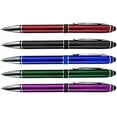 thumbnail image 2 of 12 Pack Introne- Personalized Ballpoint Pen with Stylus Tip a stylish, premium metal pen, black ink, medium point. Ad your name, message or logo - Custom Printed - FREE PERSONALIZATION, 2 of 2