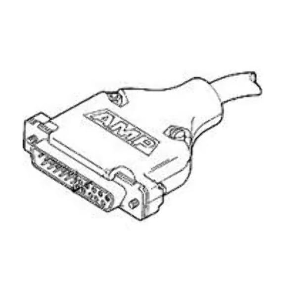 5745171-1 Connector Backshell Two Piece 9 Position 180Deg Shielded