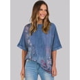 thumbnail image 5 of ANRABESS Womens Tops Oversized T Shirts for Women Short Sleeve Crewneck Casual Loose Basic Tee Shirt Trendy Summer Fashion Clothes Flower Print 3X-Large, 5 of 8