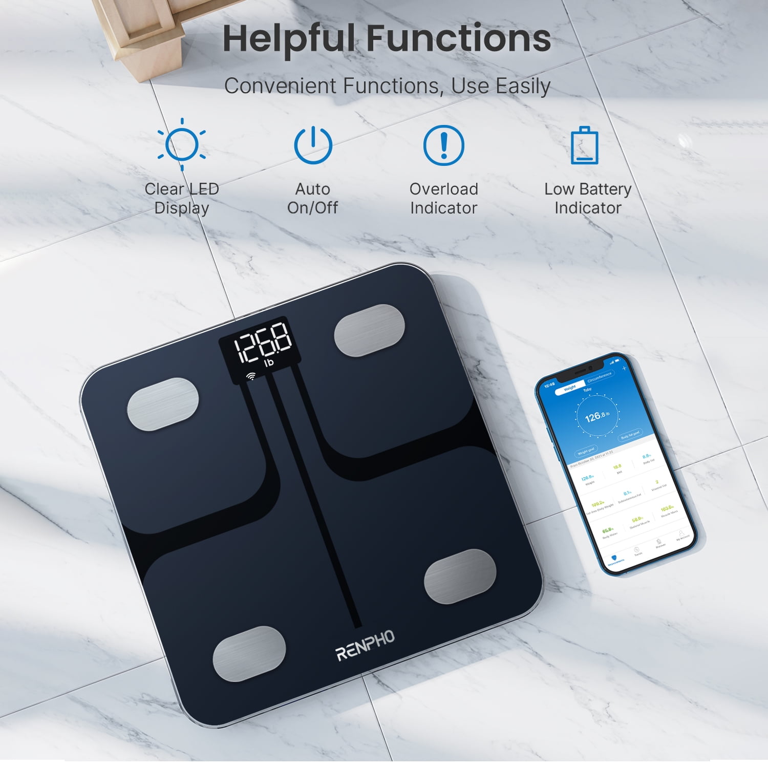 Smart Body Weight Scales - With Bluetooth App – RENPHO US