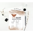 thumbnail image 3 of Inkdotpot 50Prediction CardsFor Baby Shower Game Fox Jungle Animals Party Supplies Fun Baby Shower Game Favors, 3 of 5