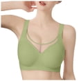 thumbnail image 2 of Sujetador push up sin aros, levantador, suave y deportivo para mujer - Nailon/spandex, sin aros de acero, M-XXXXL para uso diario/fitness, 2 of 6