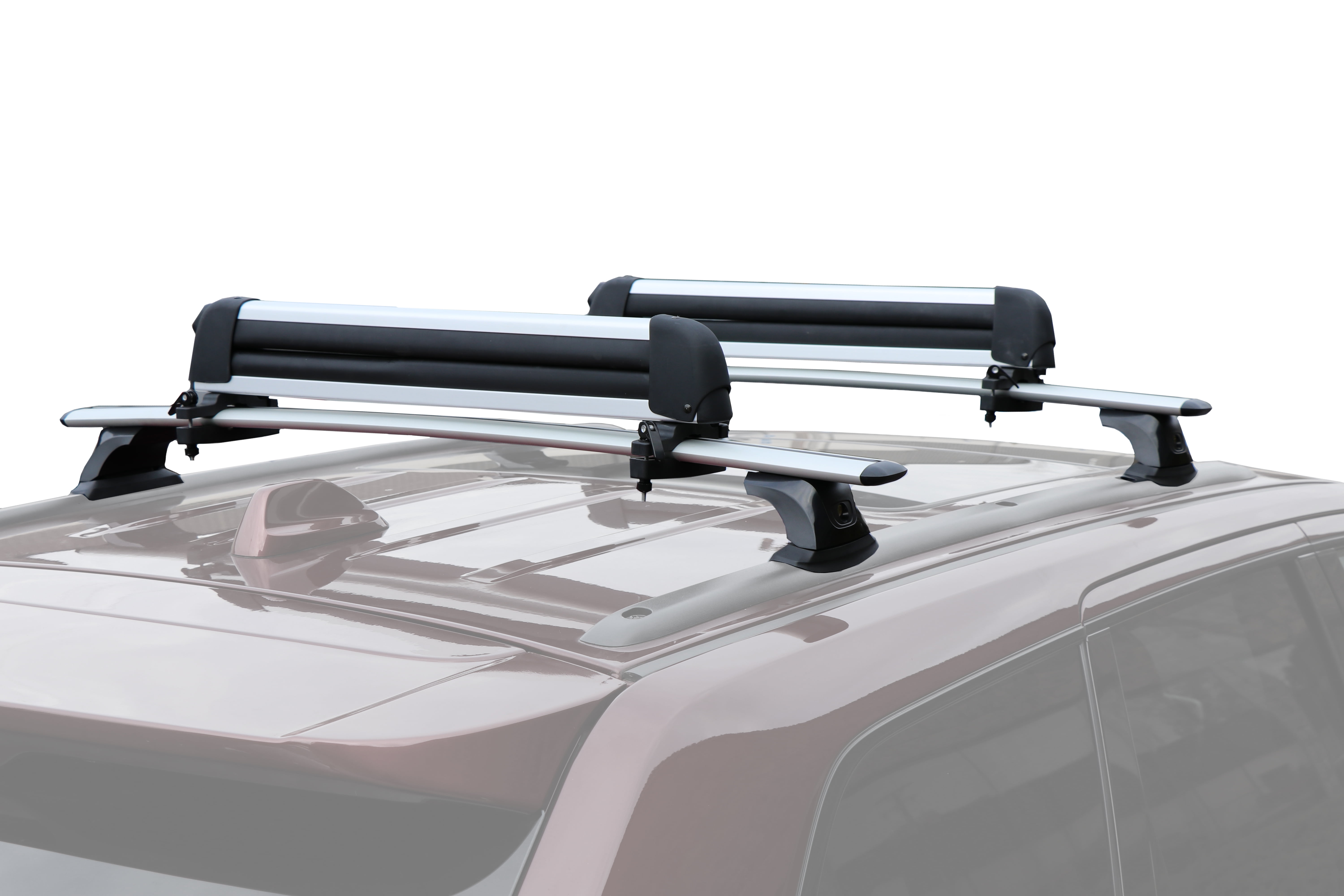 BrightLines Roof Rack Crossbars and Ski Rack Combo Compatible for Jeep