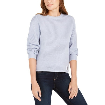 Calvin Klein Jeans Women's Cotton Sweater White Size Small